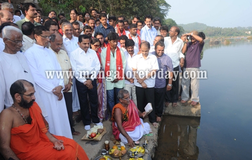 Nadi Pooja A novel protest against Netravathi diversion project